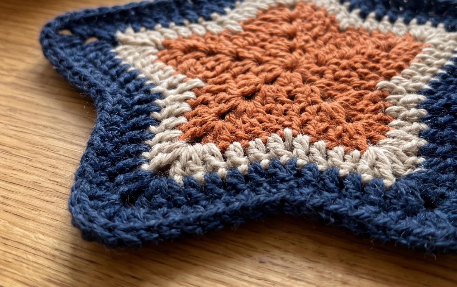 Easy Crochet Star Coaster Pattern