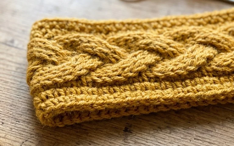 Crochet Easy Cable Headband You Will Love