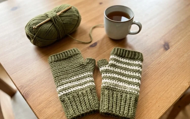 Fingerlose Handschuhe häkeln: 8 einfache Anleitungen