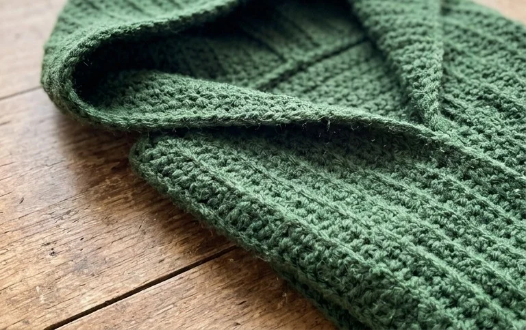Wanderer's Crochet Hooded Scarf Free Pattern - Winding Road Crochet