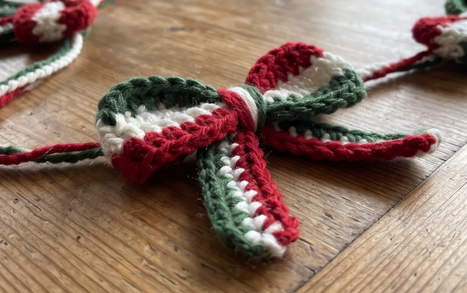 Free Christmas Garland Crochet Pattern