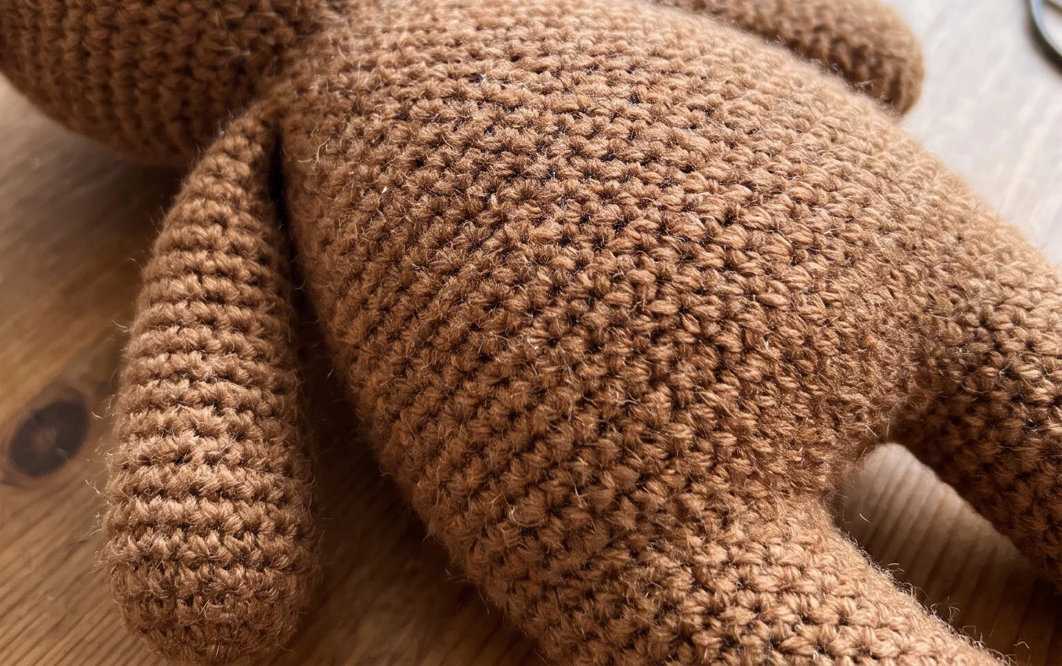 Crochet a Huggable Bear with Earmuffs & Heart Bag