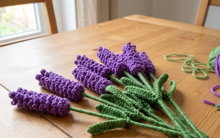 Lavendel häkeln: Kostenlose Anleitung für Anfänger