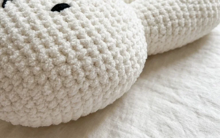 Cute, Comfy and Cuddly Miffy Pillow Crochet Pattern: No-sew, No magic ring needed! - Chubbiesbyash