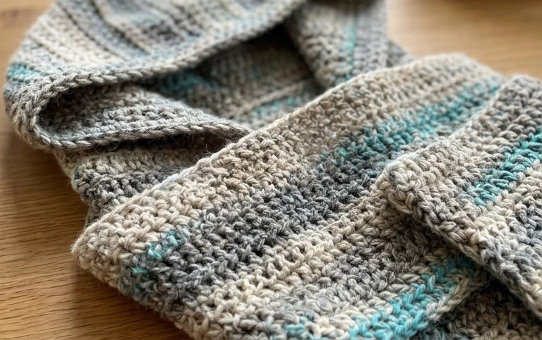 Winter’s Coming Hooded Scarf – Free Crochet Hooded Scarf Pattern