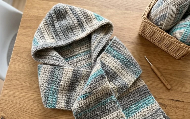 Kapuzenschal häkeln: Kostenlose Anleitung für den Winter
