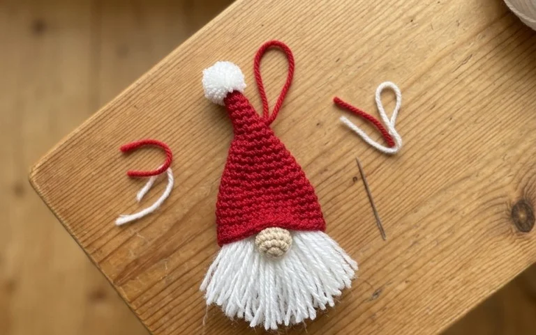 Kostenlose Anleitung: Häkel-Wichtel als Christbaumschmuck